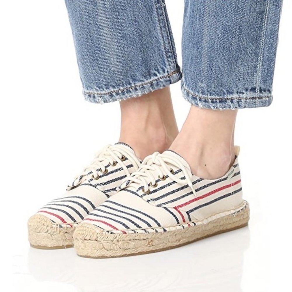 Soludos Oxford Lace-up Platform Espadrilles